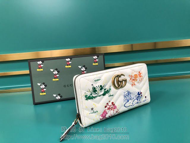 Gucci古馳包包 G家新款錢包 616765 古奇女款拉鏈長錢包 gdj1485